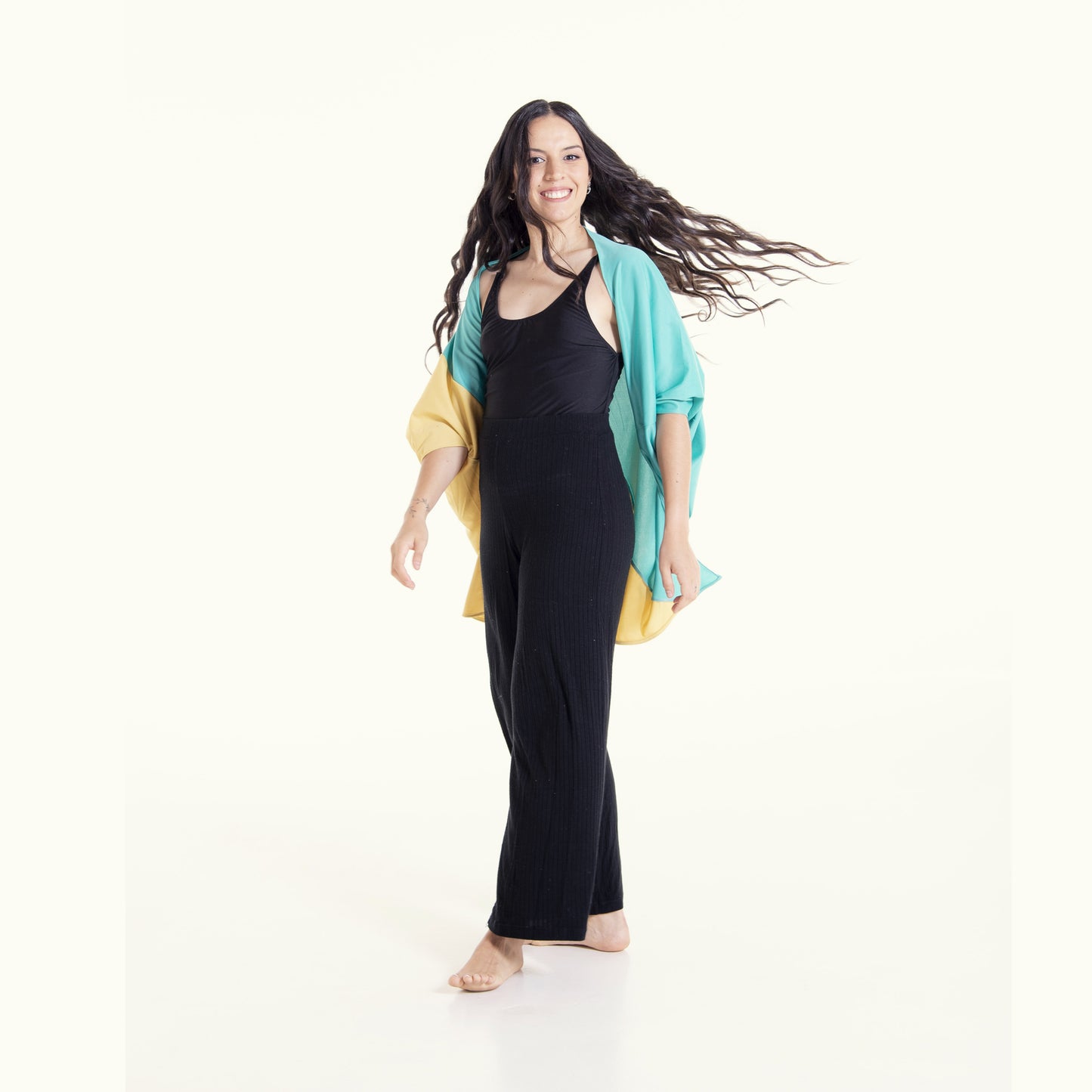 Peony Kimono Sewing Pattern – Flowy Lightweight Fabric – Open Kimono Silhouette