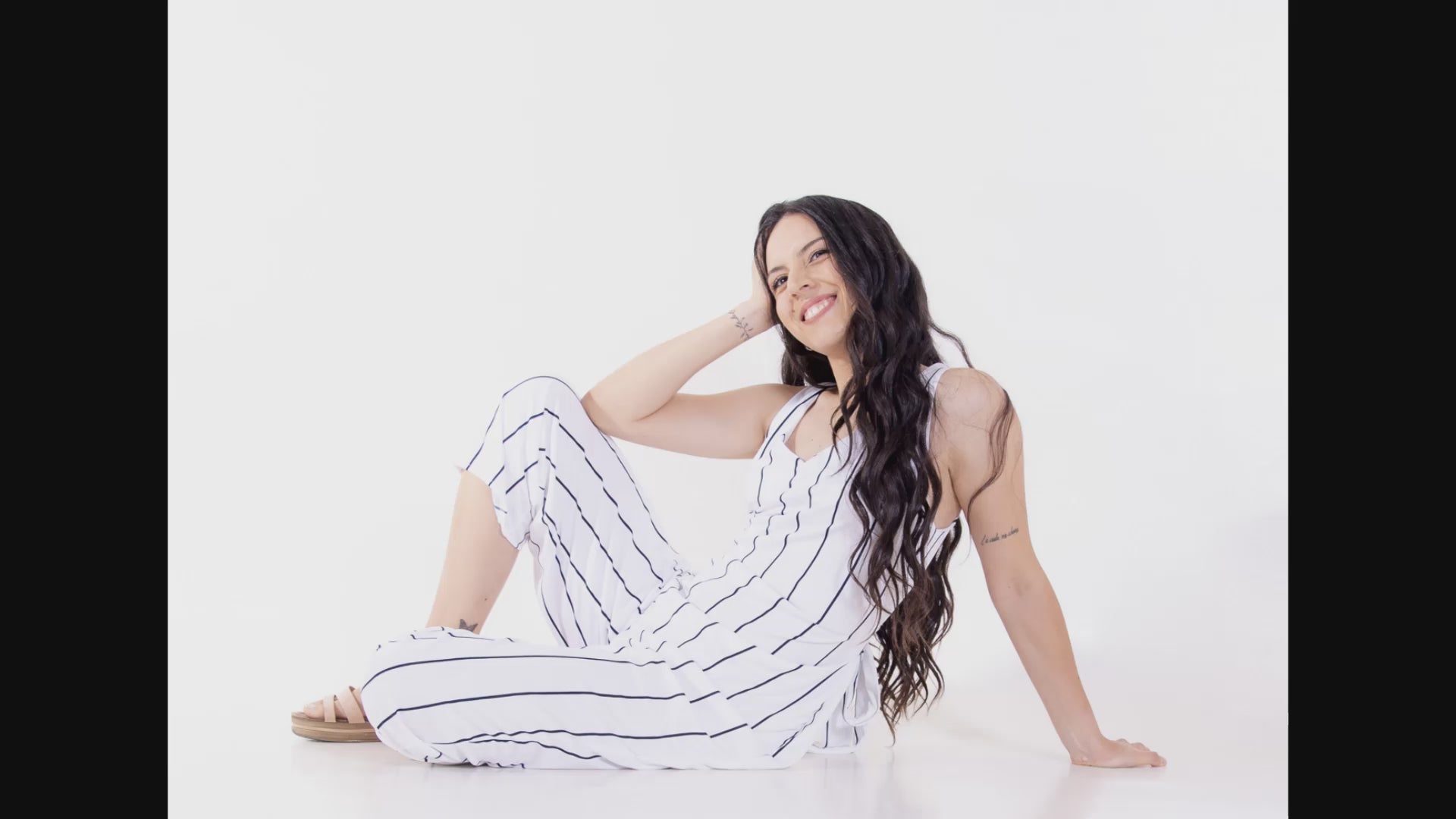 Video showcase of Wisteria wrap jumpsuit sewing pattern garments - long and short versions
