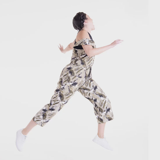 Video showcase of Juniper overall sewing pattern garment